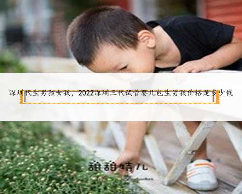 深圳代生男孩女孩，2022深圳三代试管婴儿包生男孩价格是多少钱